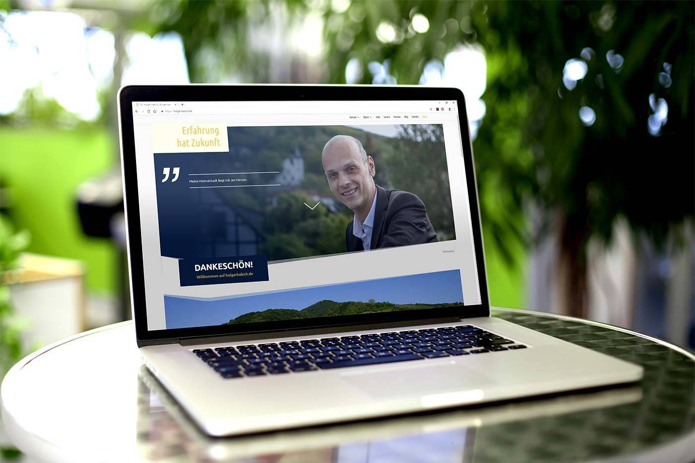 Holger Habich 2019 Website für Wahlkampf